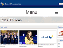 Tablet Screenshot of news.texasffa.org